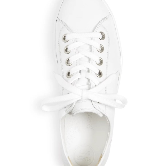 NEW IN BOX Paul Green Bixby White Leather Sneakers Women’s size 11 - Picture 5 of 6